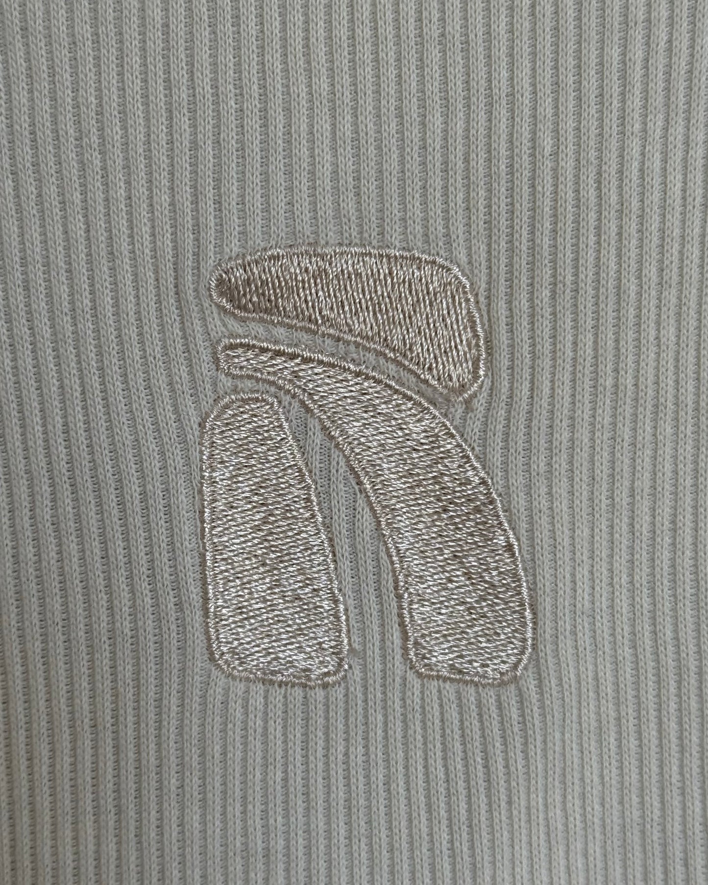 Beige Logo Core Tank Top