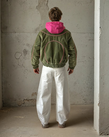 Moss Corduroy Bomber - Pink