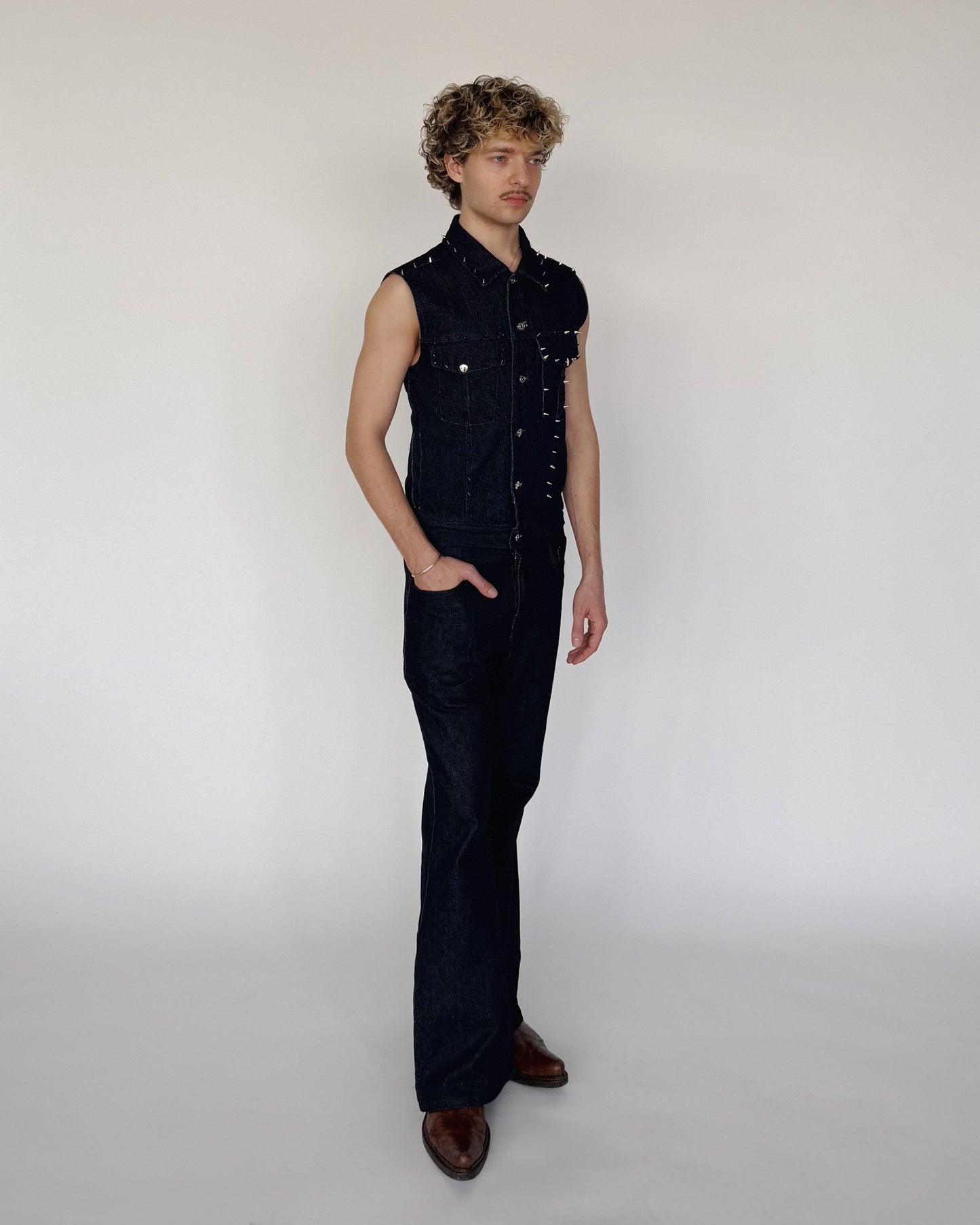 Flared Denim Jeans
