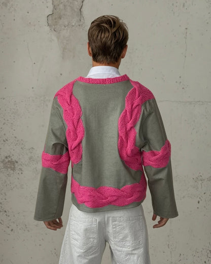 Pull relique tressé