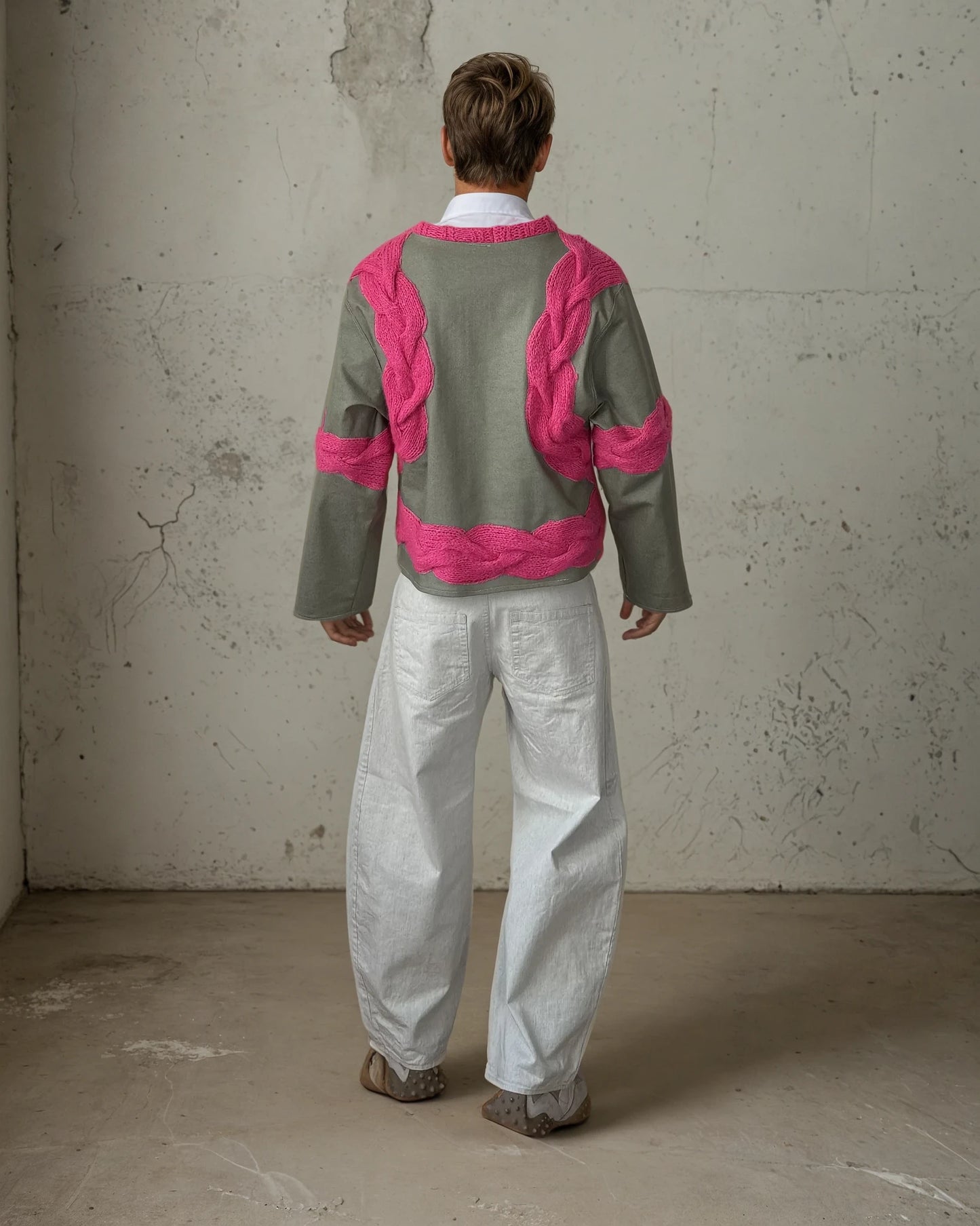 Pull relique tressé