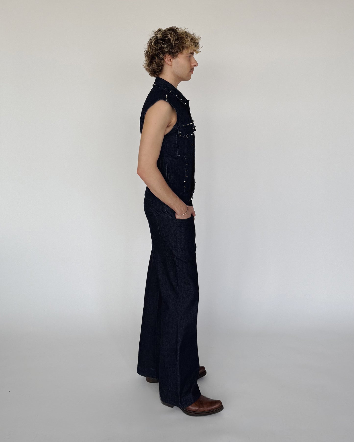 Flared Denim Jeans