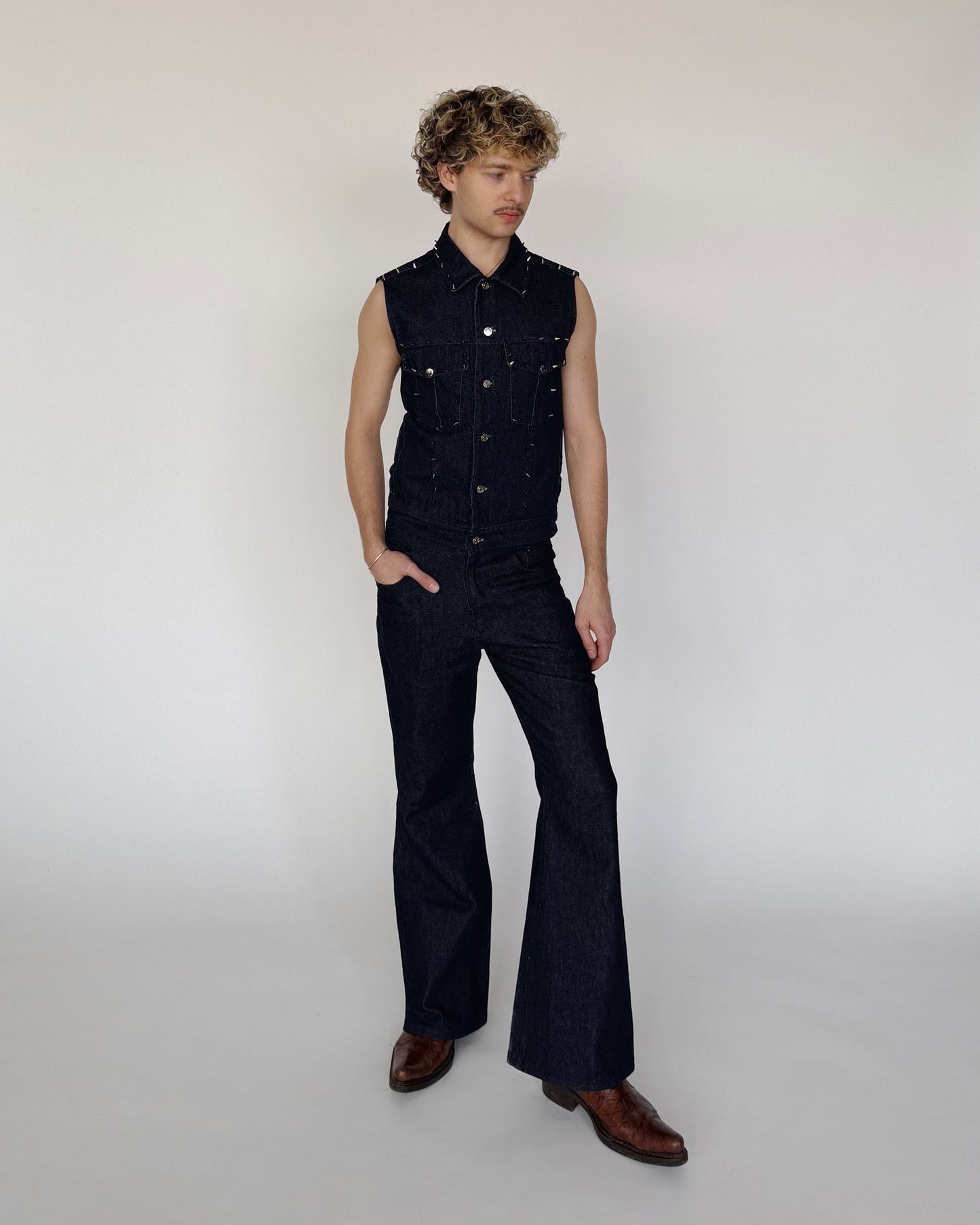 Flared Denim Jeans