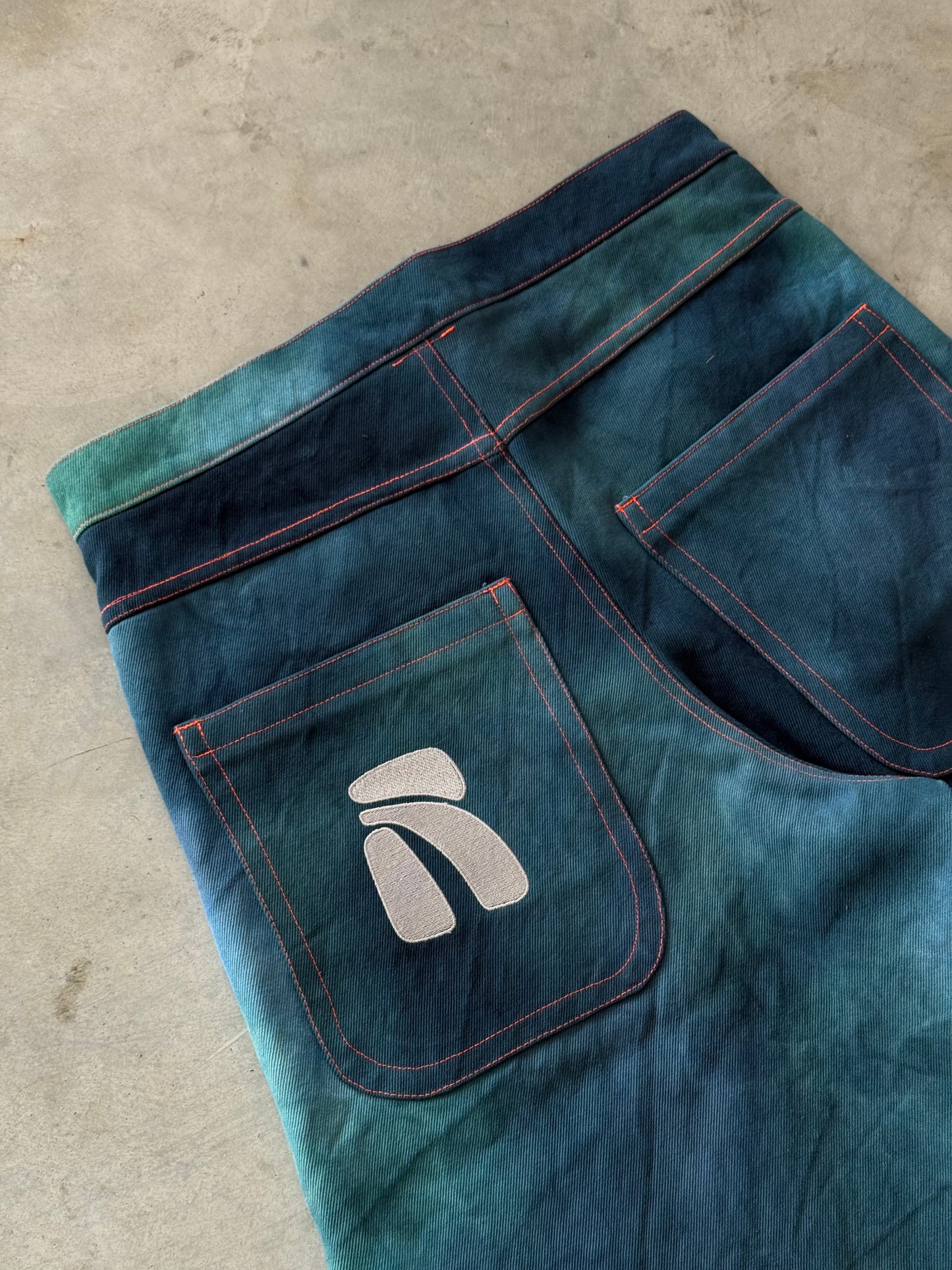 Lagoon Wide Denim Shorts