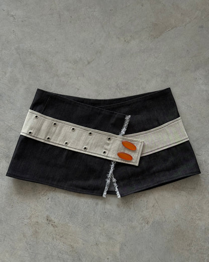 Belted Button Candy Skirt