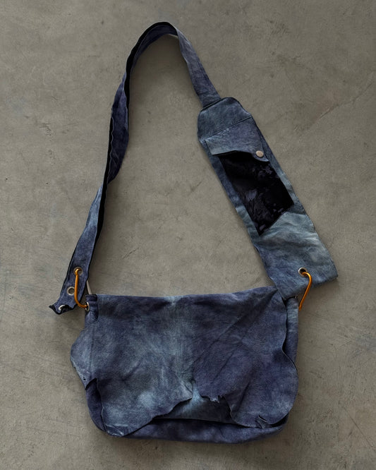 Raw Edge Leather Bag