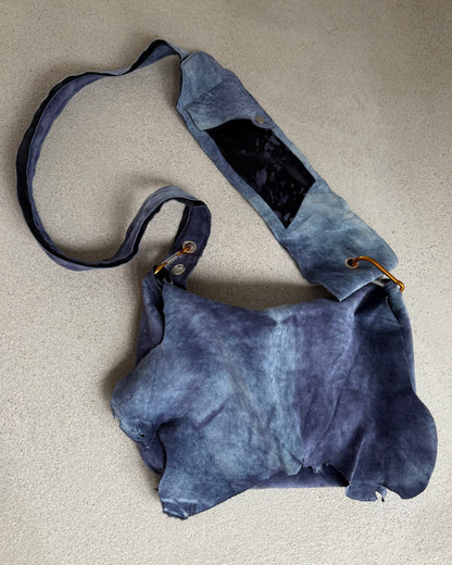 Raw Edge Leather Bag